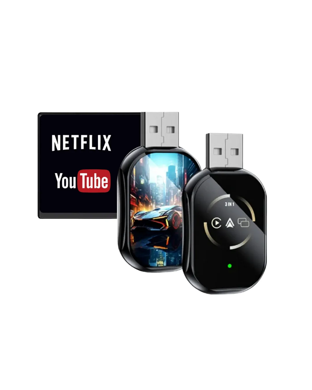 CarPlay Destekli Araçlar İçin Kablosuz Android Auto Dönüştürücü