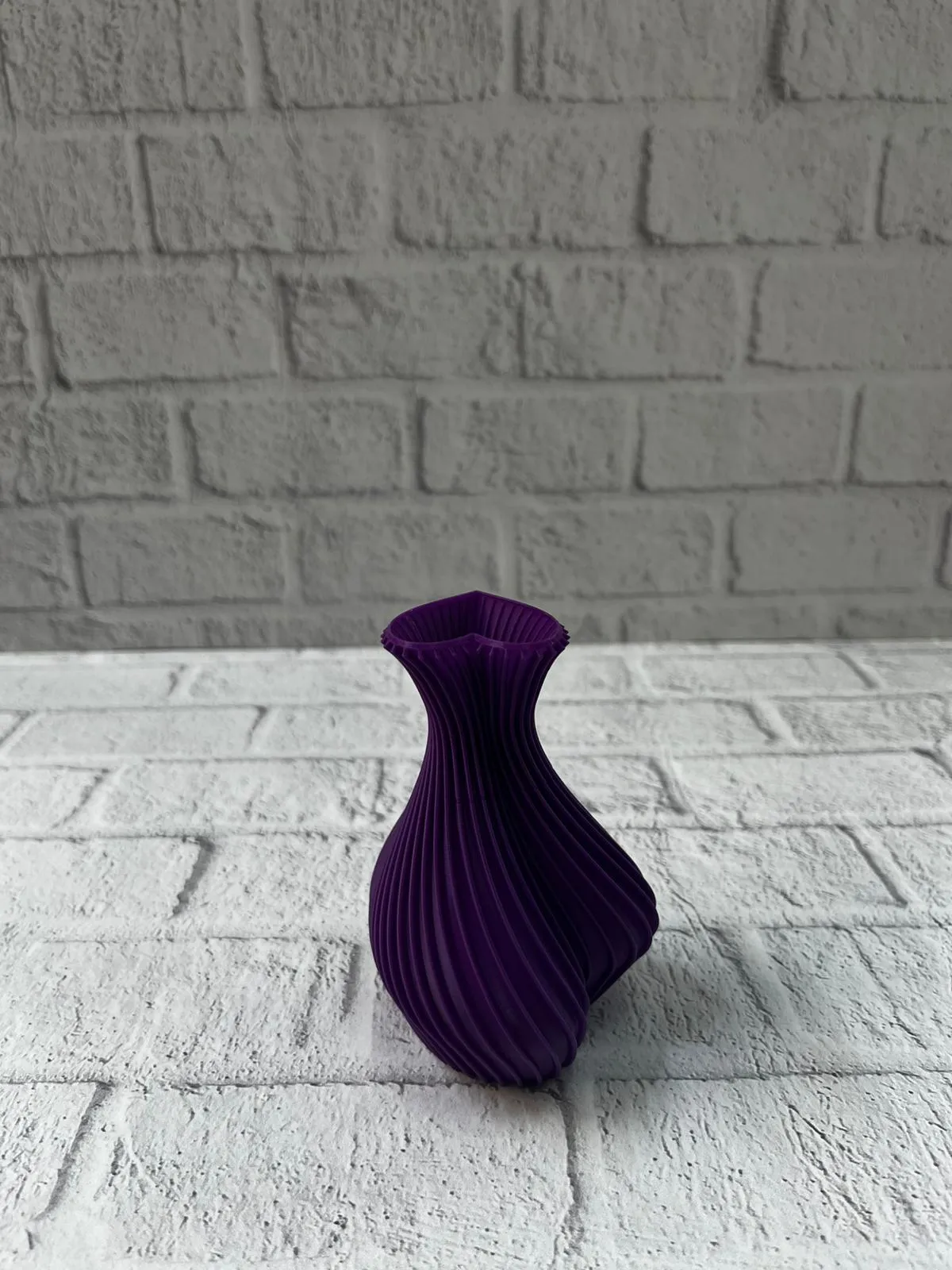 5 cm Mor Kalp Formlu Mini Vazo Modern Mini Dekor Ürünü