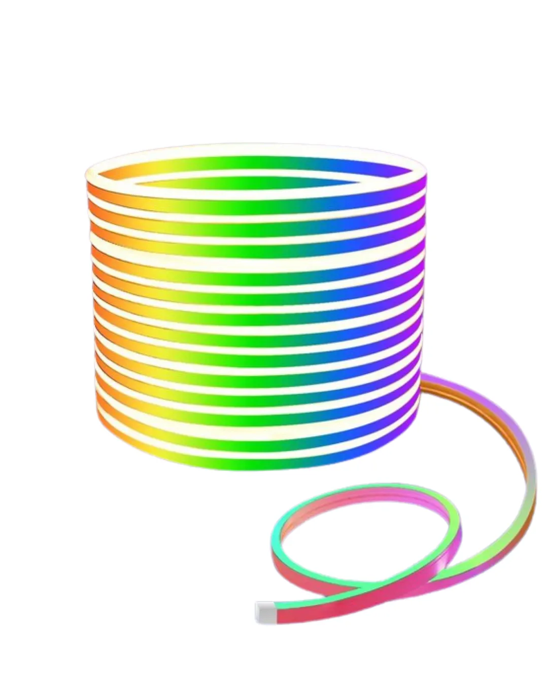 Akıllı RGB LED Neon Şerit Işık 3M USB Bağlantılı Uzaktan Kumanda ve Mobil Uygulama Kontrolü