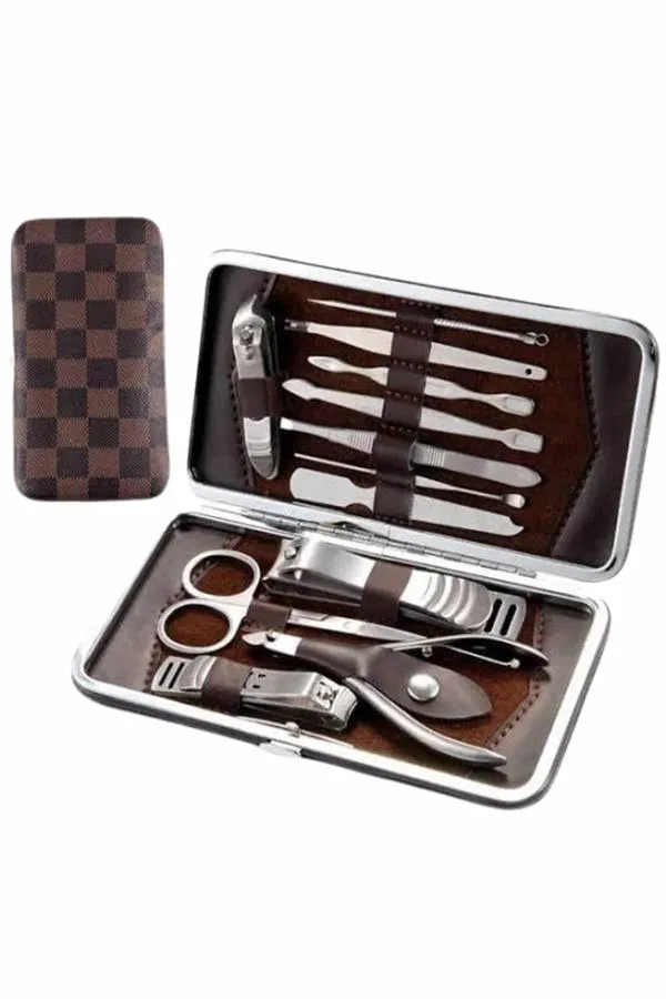 Tırnak Bakımı Tırnak Makası Profesyonel 12 Parça El Ayak Manikür Pedikür Seti