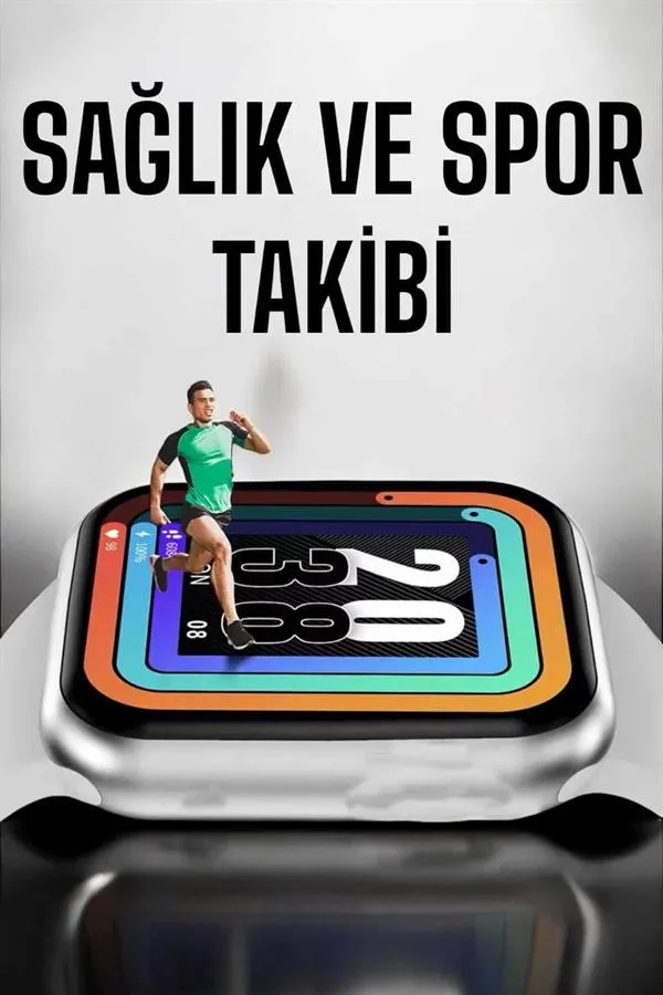 Akıllı Saat Amoled Ekran Yeni Nesil Bluetooth Bağlantılı