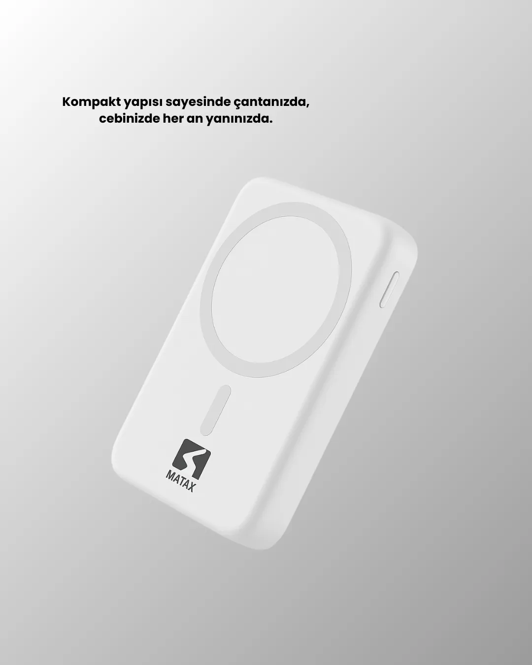 10.000 MAH MagSafe Manyetik Powerbank