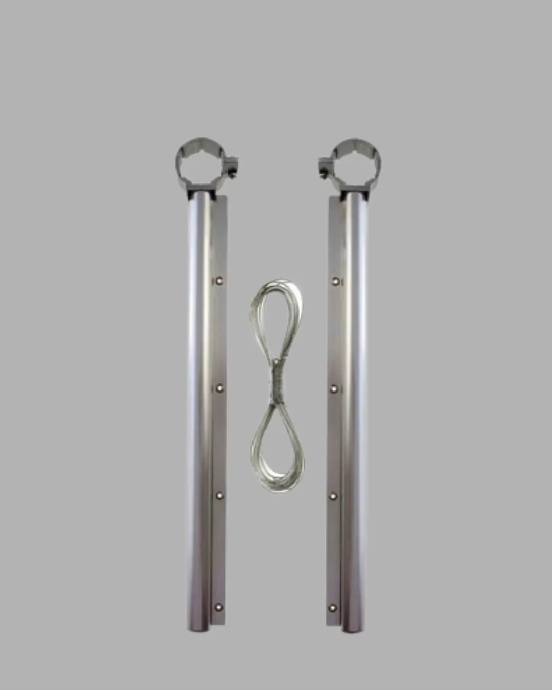 25x60 cm Çamaşır Askılığı Kare Balkon Demiri İçin Dayanıklı Tasarım