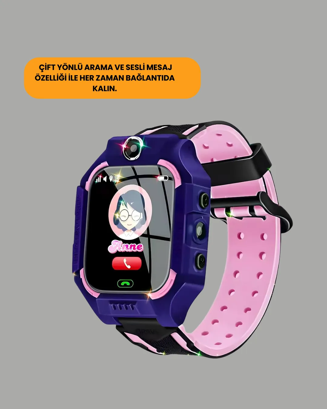 S10 Mor Akıllı Çocuk Saati