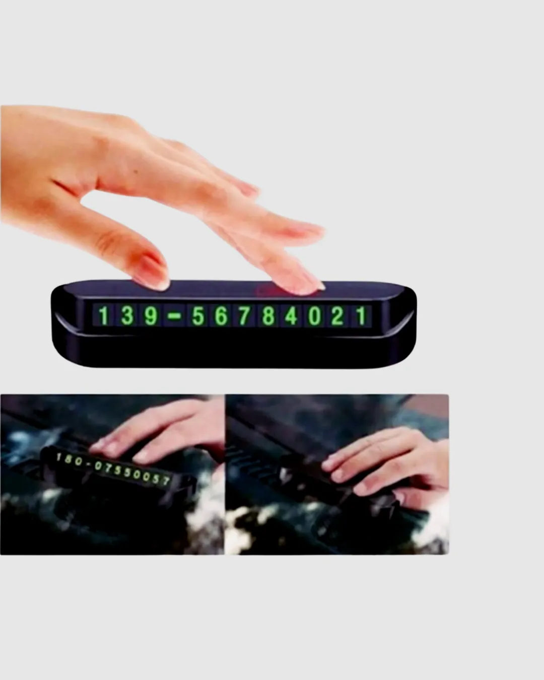 Kompakt Fosforlu Park Numaratörü – Gündüz Şıklığı, Gece Görünürlüğü