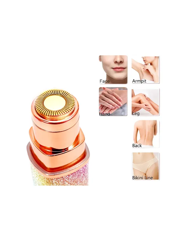 Paslanmaz Çelik Bıçaklı USB Epilatör – Kaş, Üst Dudak ve Çene Tüy Temizleyici