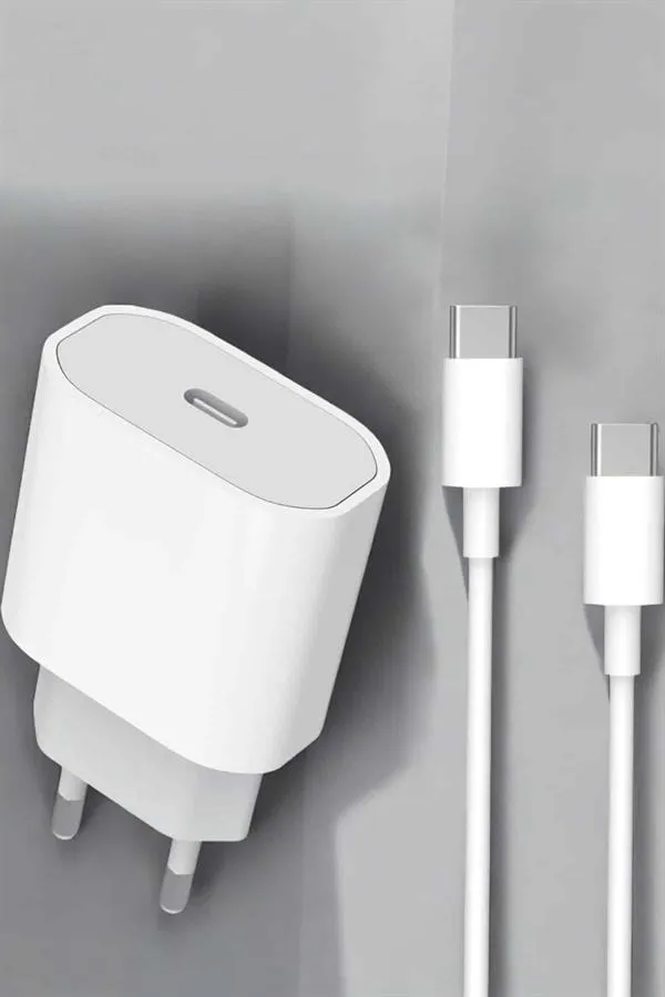 Güç Adaptörü ve Kablosu Şarj Aleti 15/15 Pro Max Uyumlu Hızlı Şarj