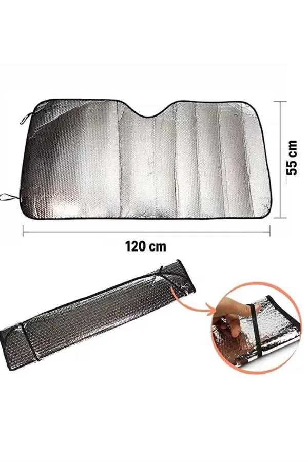 Güneşlik Koruyucu Perde Metalize Oto Araç Araba Güneşliği Ön Cam Güneşliği