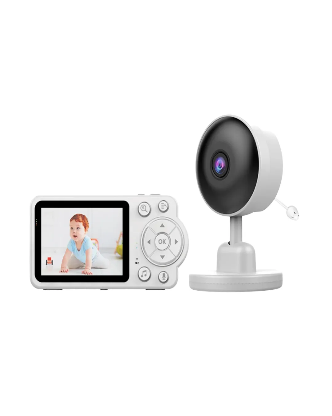 FHSS Teknolojili Güvenli Bebek Monitörü Net Görüntü