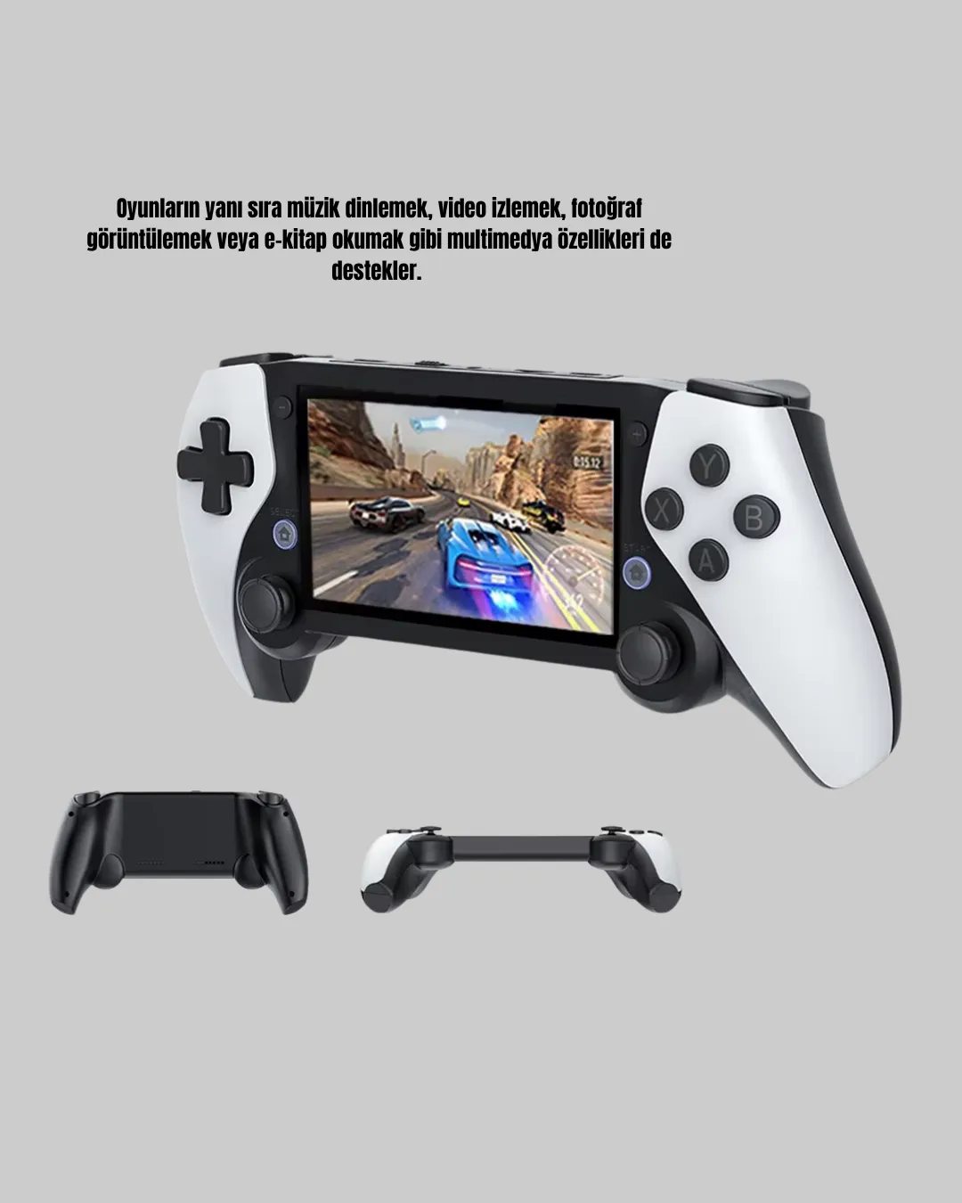 4.3 İnç Ekranlı Retro Oyun Konsolu – 64 GB Hafızalı, Şarjlı ve Multimedya Destekli