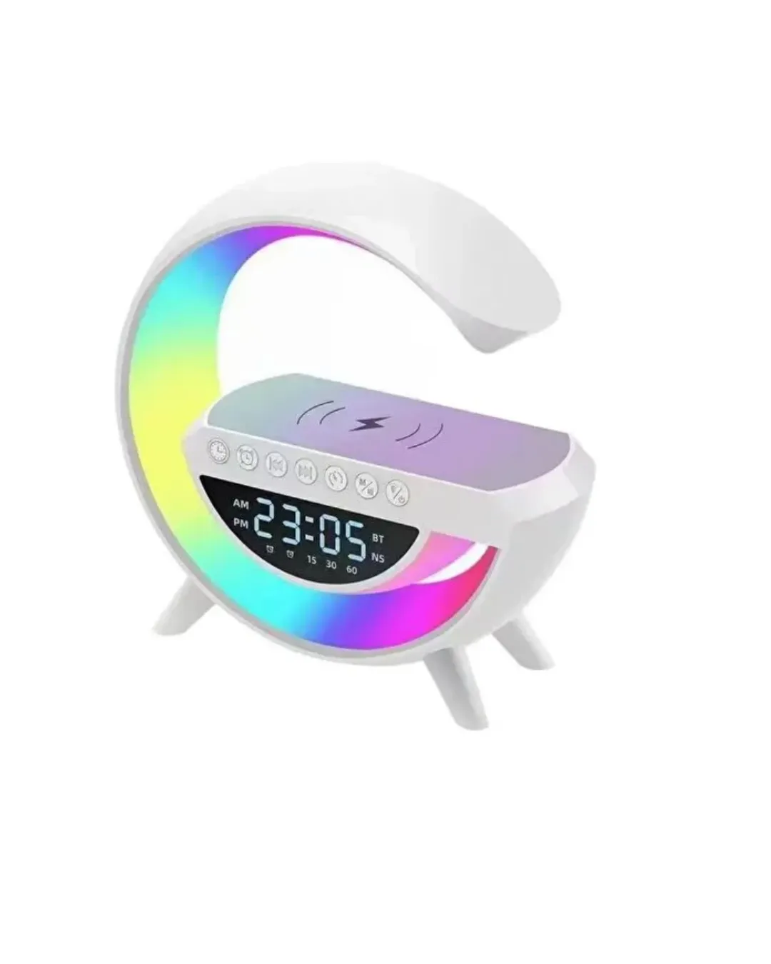 Bluetooth Hoparlör RGB Aydınlatmalı USB TF Kart FM Özellikli