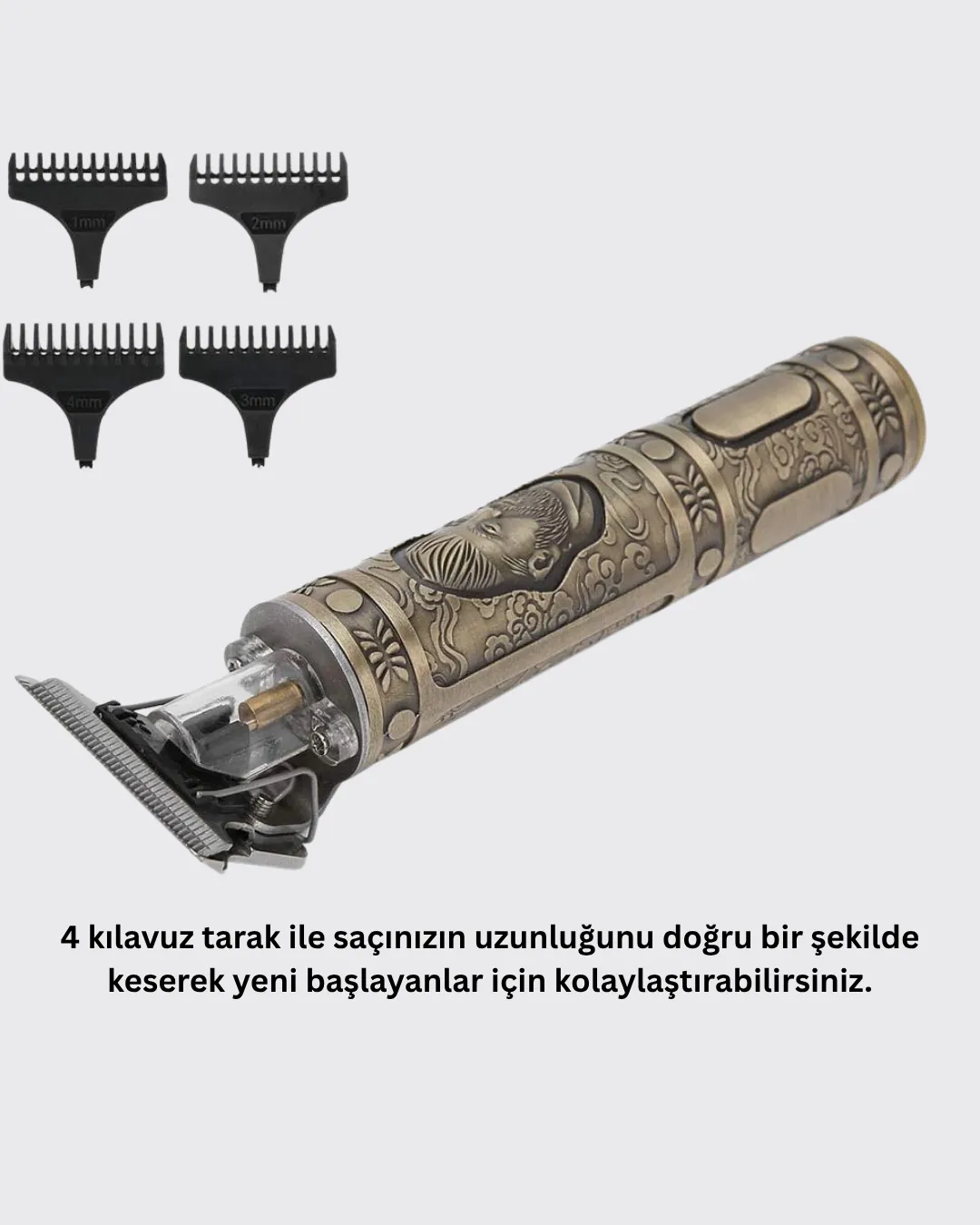 Saç ve Sakal İçin Çok Fonksiyonlu Güçlü Kesme Makinesi