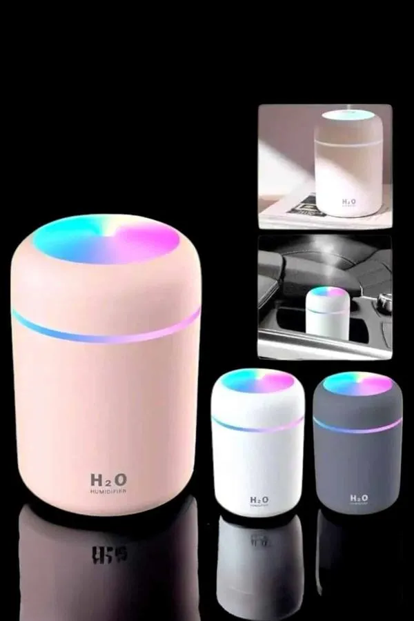 Buharlı Hava Nemlendirici Aromaterapi Renk Değiştirilebilir