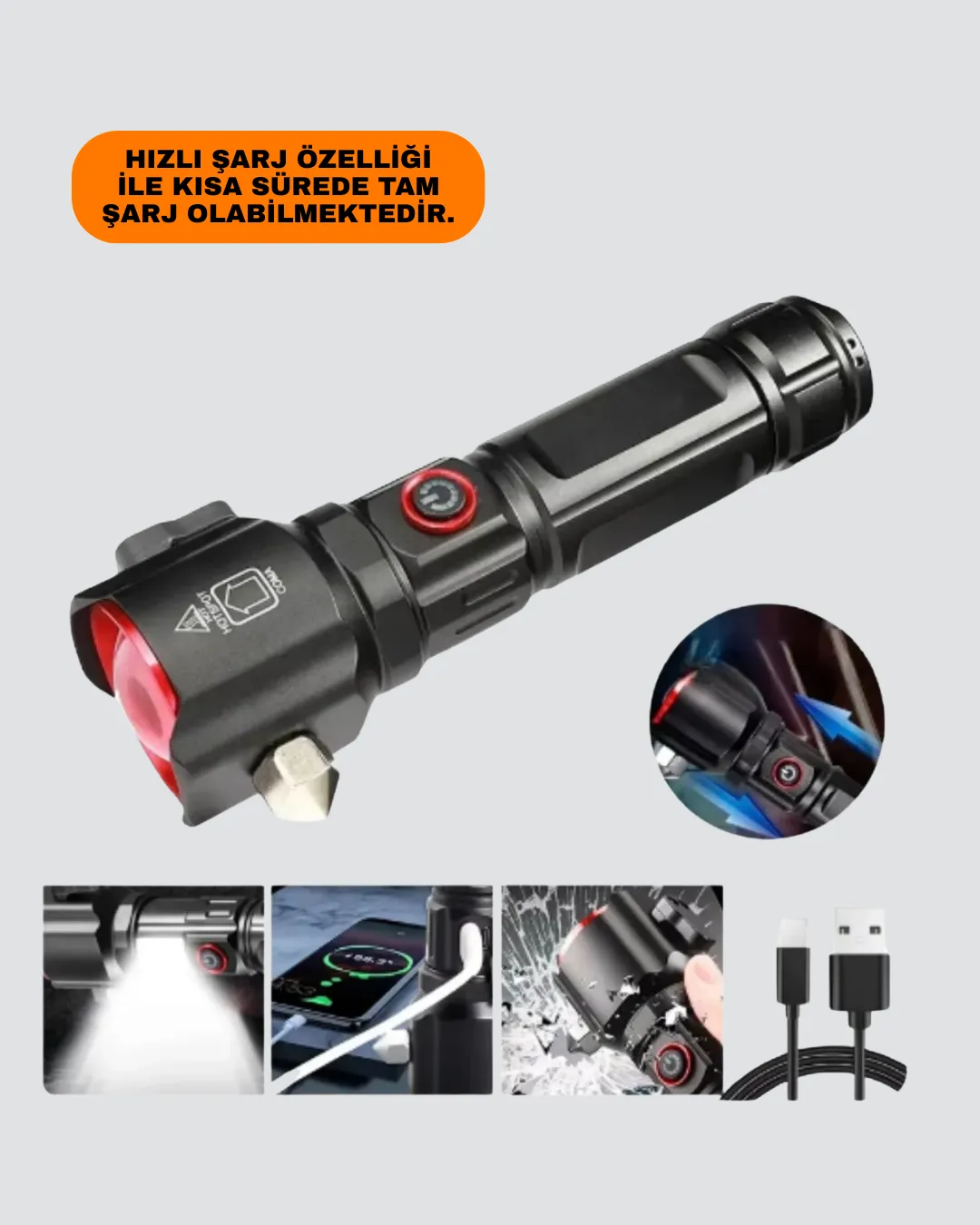 ÇEKİÇLİ PUSULALI FENER