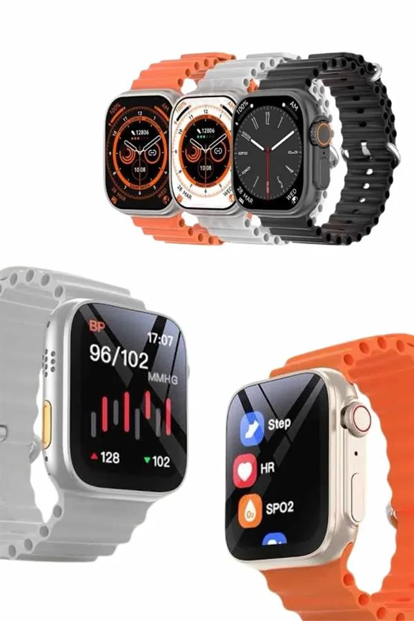 Akıllı Saat Amoled Ekran Bluetooth Bağlantılı Özel Tasarım Unısex