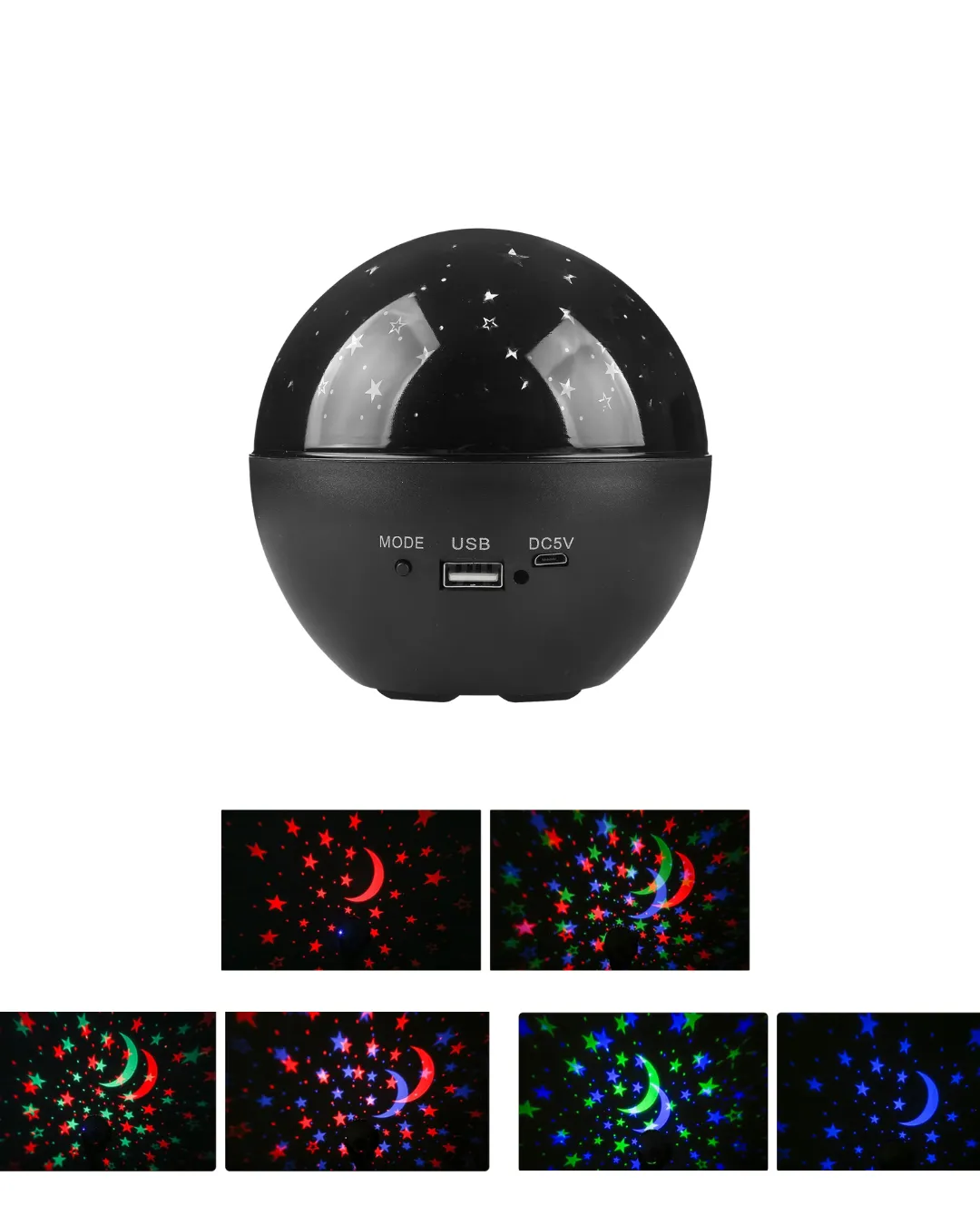 Hoparlörlü Yıldız Projektör Oda Lambası