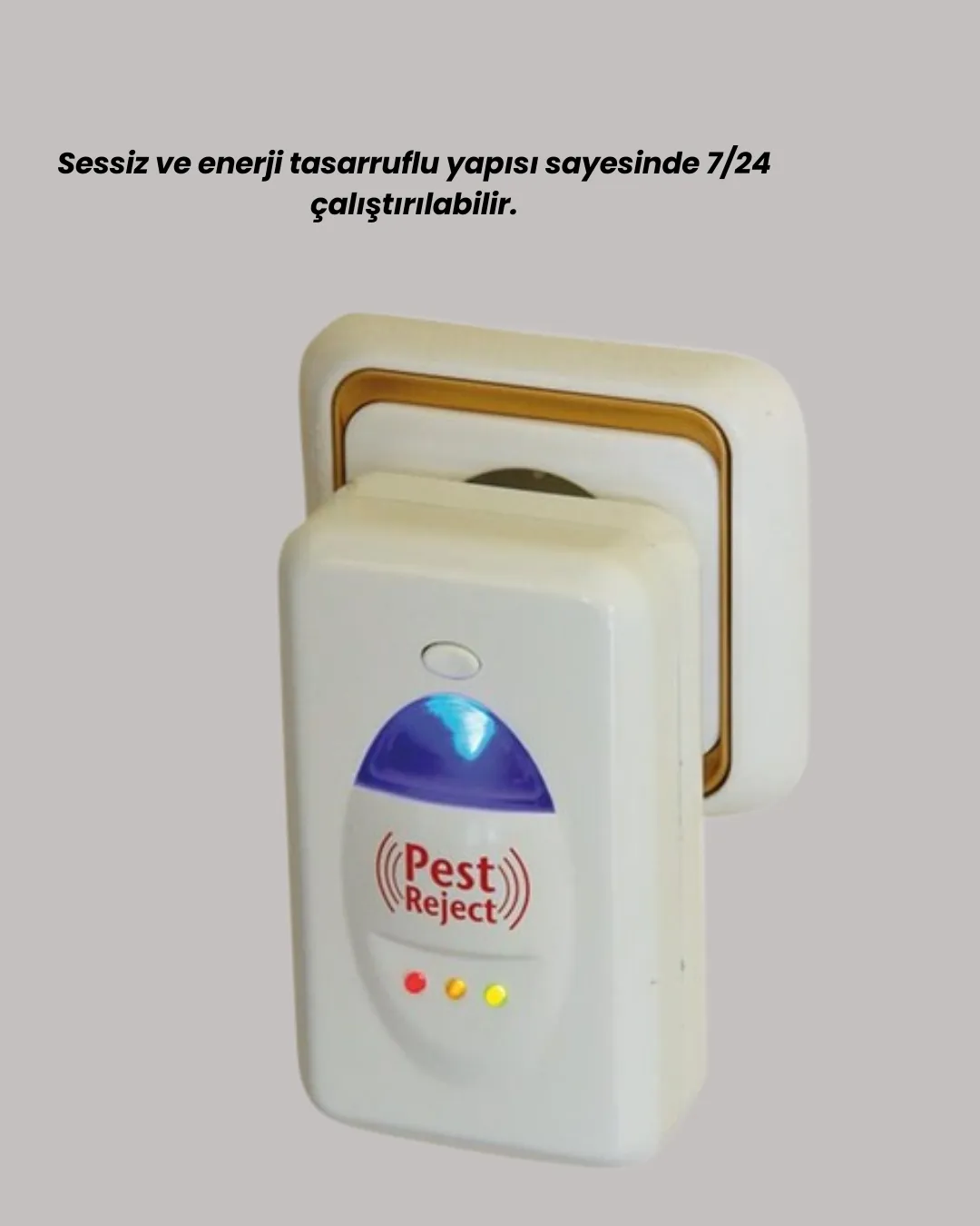 Ultrasonik Teknolojili Elektronik Haşere Kovucu