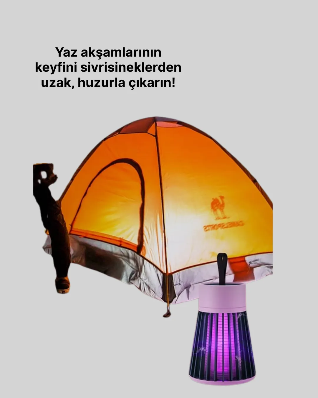 Sessiz ve Güvenli Sivrisinek Kovucu Lamba