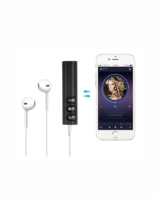 Kablolu Hoparlör ve Kulaklıklar İçin Bluetooth Adaptör | Mini Boy, Klipsli, Taşınabilir