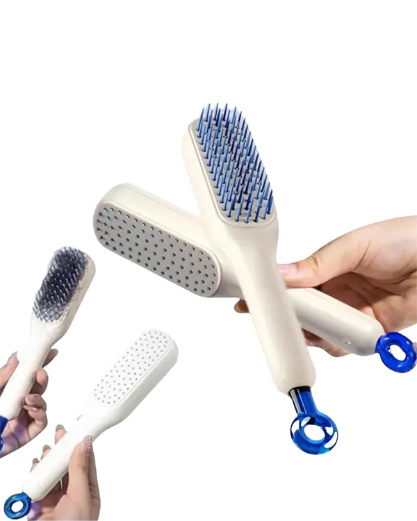 Kendini Temizleyen Tarak-Tüm Saç Tiplerine Uygun Kullanım