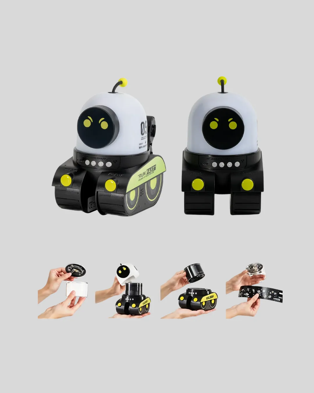 Robot Tasarımlı Bluetooth Hoparlörlü Yıldızlı Gökyüzü Projektör