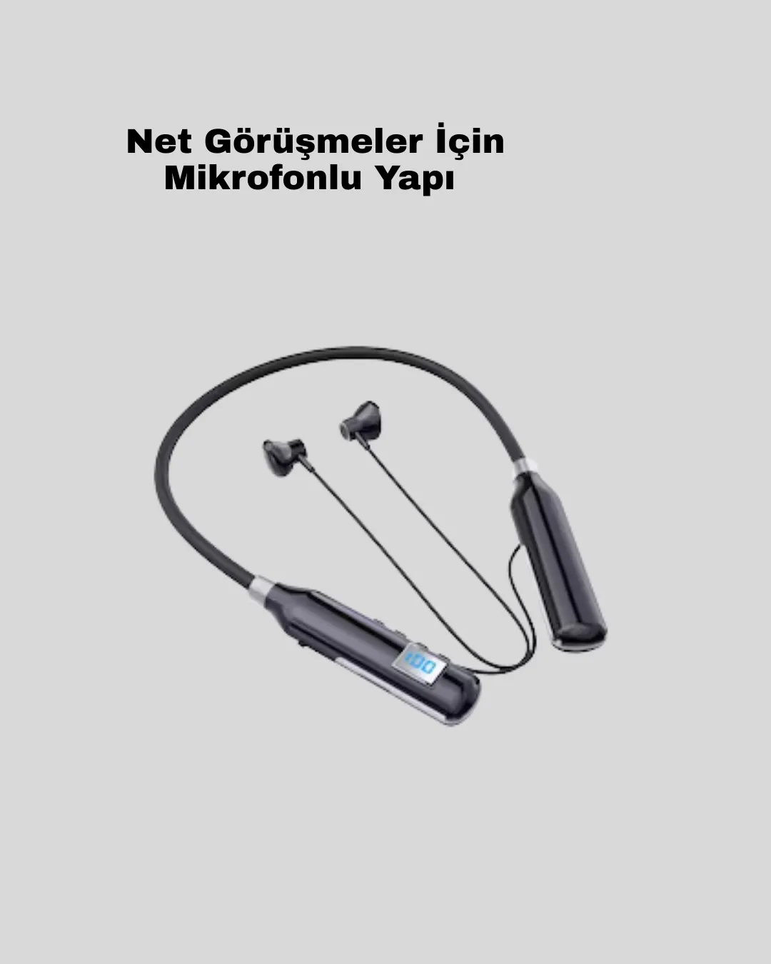 Ergonomik Tasarımlı IPX4 Suya Dayanıklı Bluetooth Kulaklık