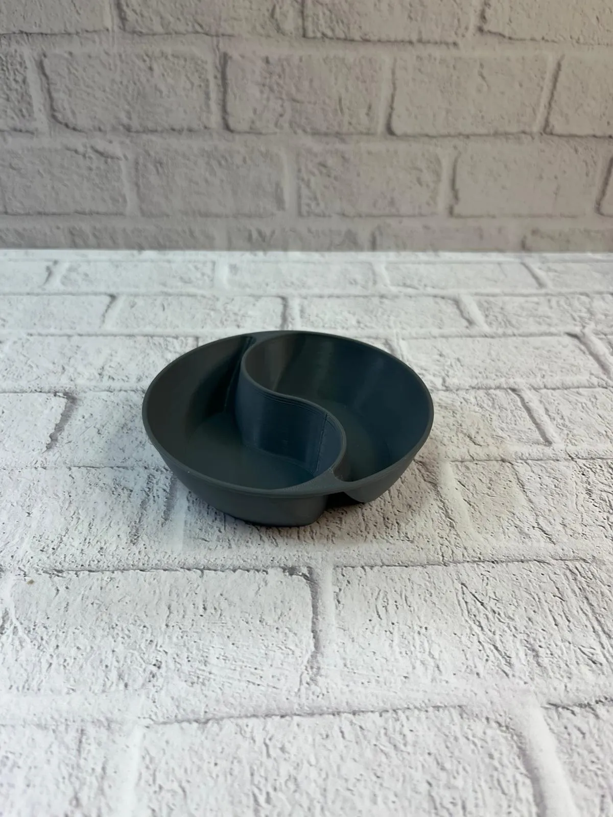 Gri Çerezlik Kase Seti Modern Bölmeli Sunum Tasarımı