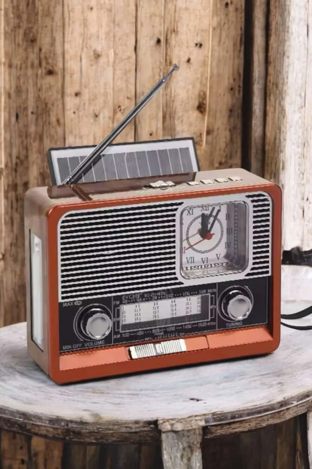 Nostaljik Radyo USB,AUX Ve SD Kart Girişli Bluetooth Bağlantılı