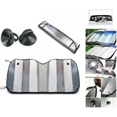 Araç Ön Cam Güneşlik Isı Yalıtımlı Katlanabilir Model Renault Megane Honda Civic Opel Astra Ford Focus