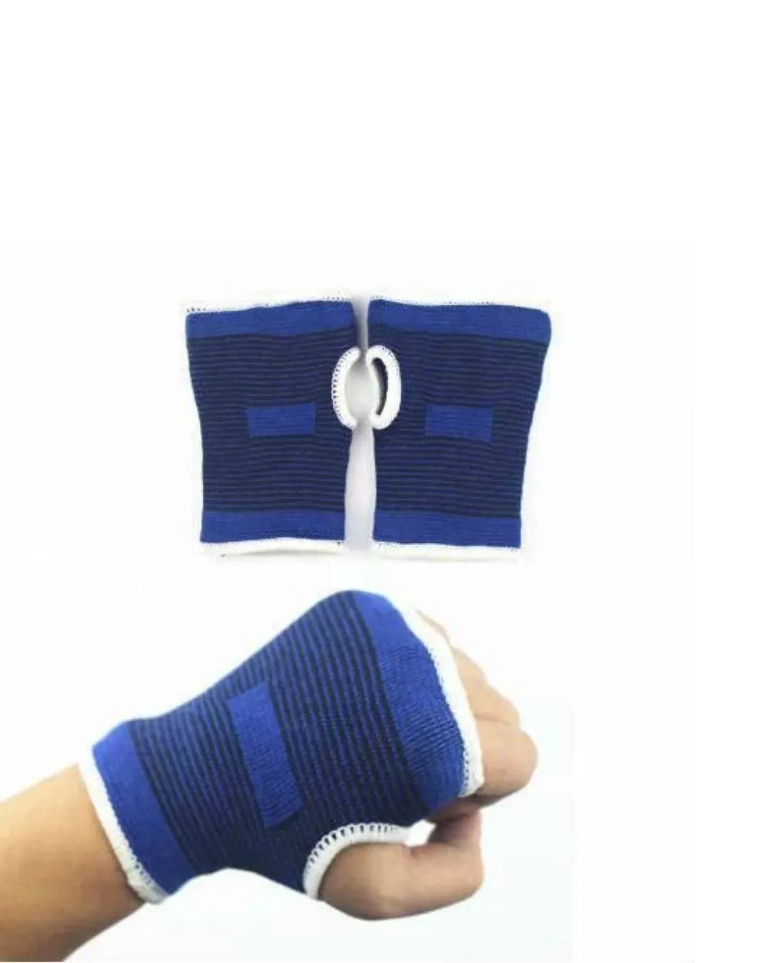 Mavi Bilek Koruyucu Spor Destekliği Çift El İçin Evrensel Boy