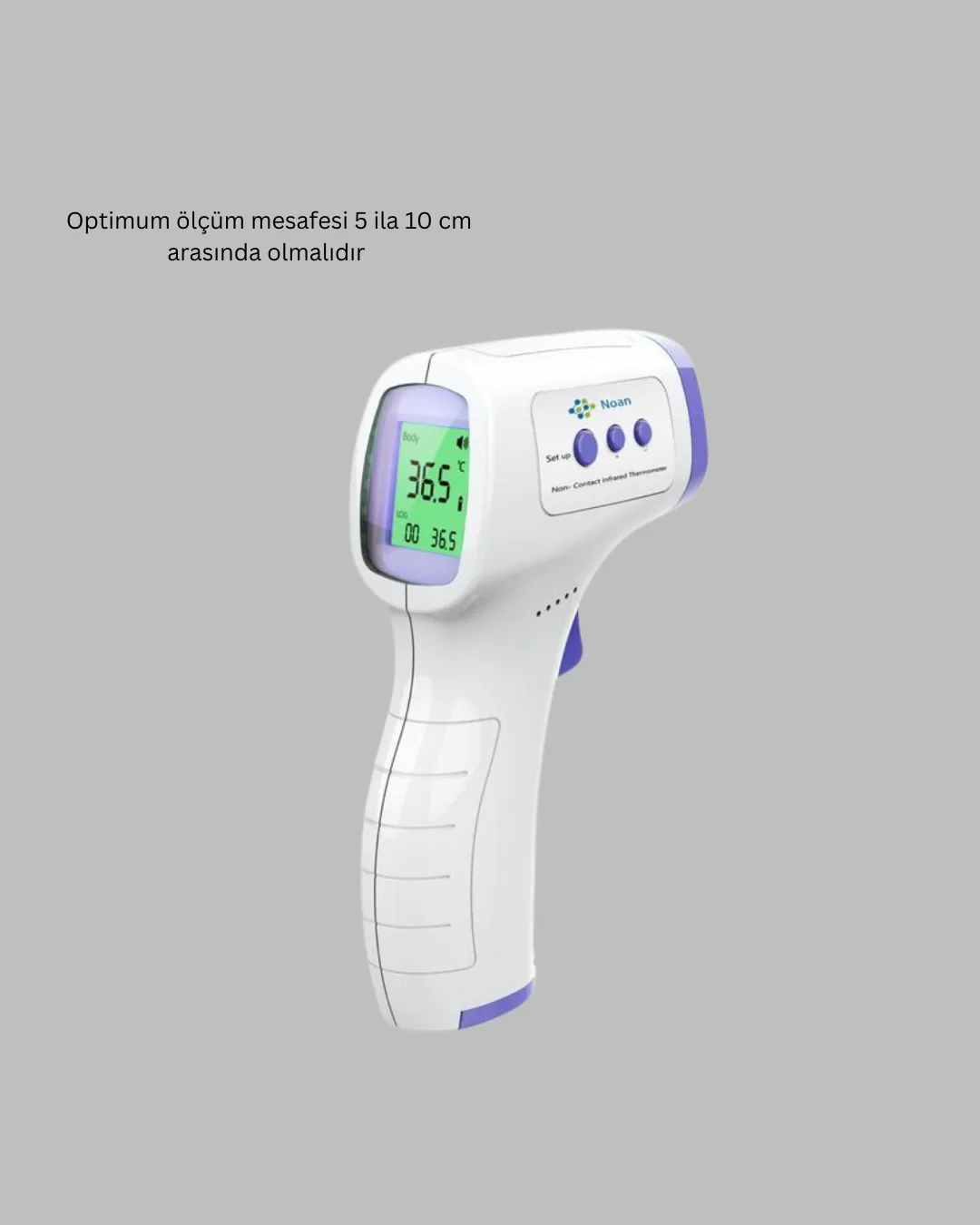 Temassız Ateş Ölçer Dijital Kızılötesi Termometre Hızlı Ölçüm