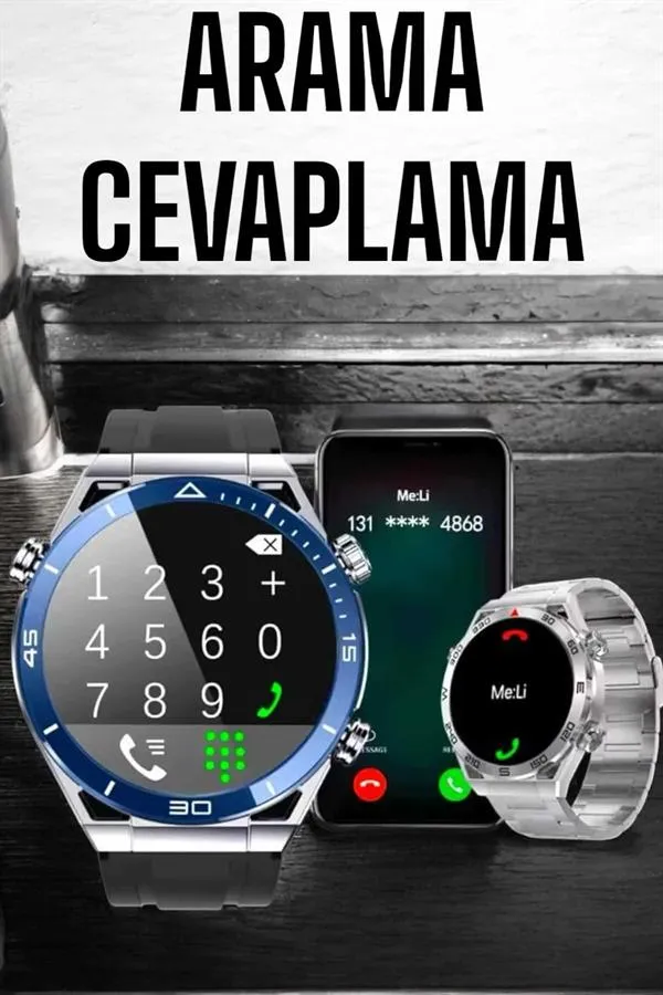 Akıllı Saat 2024 Model Arama Cevaplayan Uyku ve Sağlık Takibi