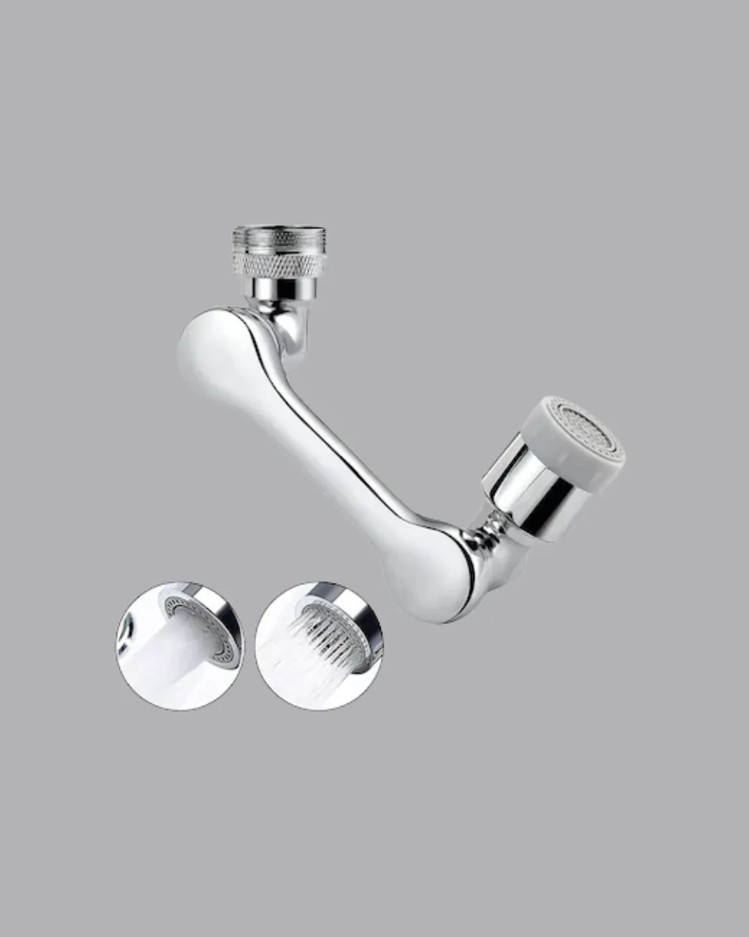 Üç Segmentli 1080 Derece Musluk Aparatı Esnek Döner Havalandırıcı Pratik Kullanım