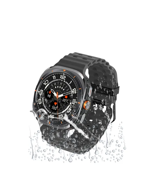 Mikrofon ve Hoparlörlü Akıllı Saat | Takvim, Titreşim, Kronometre Özellikli