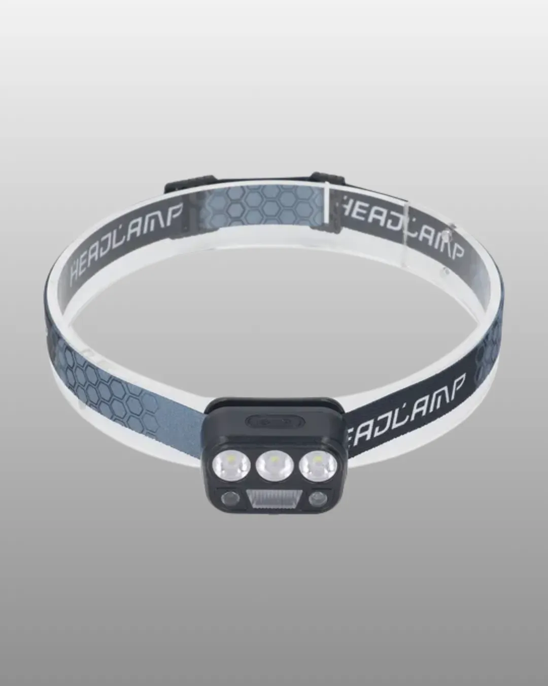 USB Şarjlı LED Kafa Lambası 300 Lümen Güç Göstergeli