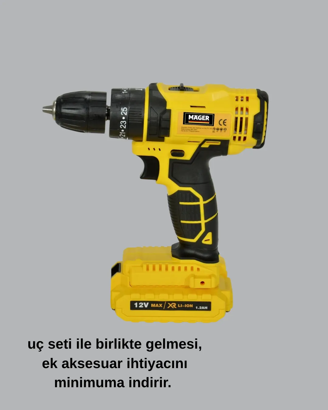 12V Akülü Matkap –Ergonomik ve Yüksek Performanslı