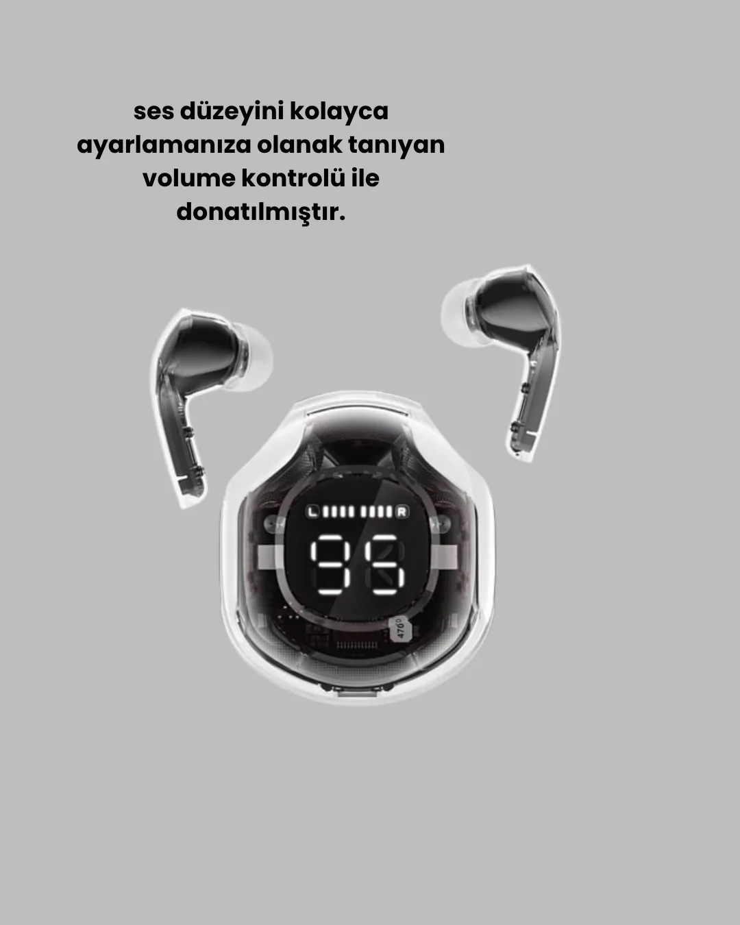 Kablosuz Bluetooth Kulaklık Hifi Ses Kalitesi ve Mikrofonlu