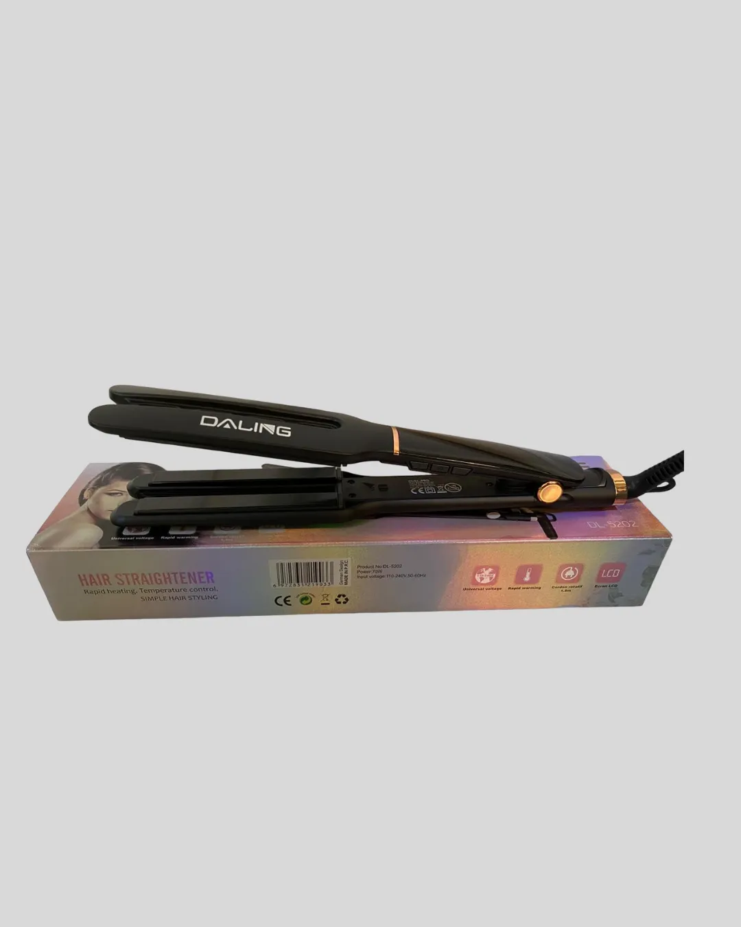 Saç Düzleştirici 30 Saniyede Isınma Hafif ve Portatif Tasarım