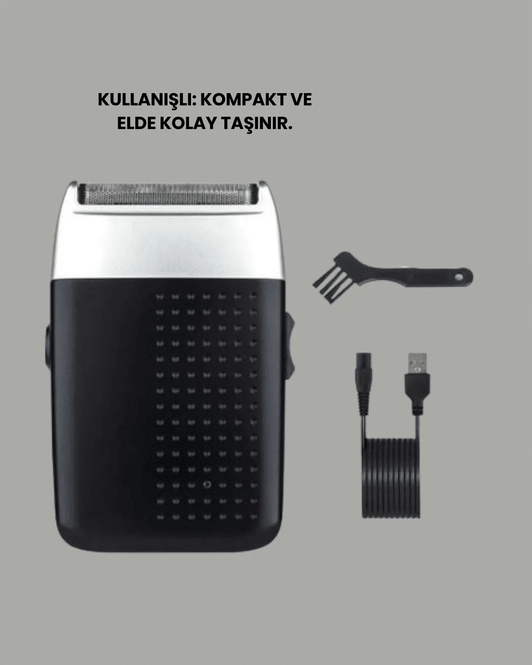 Evde Kuaför Konforu: USB Şarjlı Saç ve Sakal Kesme Makinesi