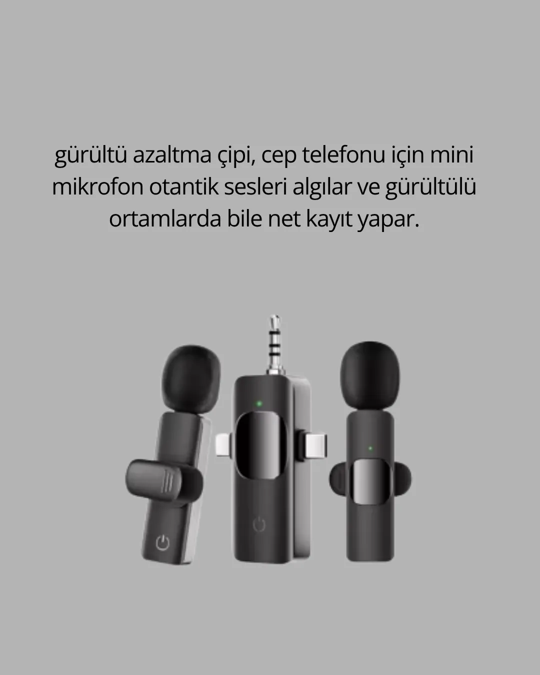 Tak ve Kullan Mikrofon - Gürültü Engelleyici