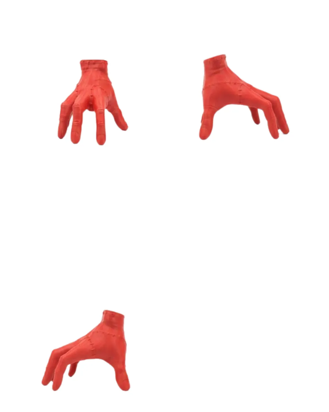 3D Kırmızı El Dekor 17x16 cm Gotik ve Modern Tasarım Obje