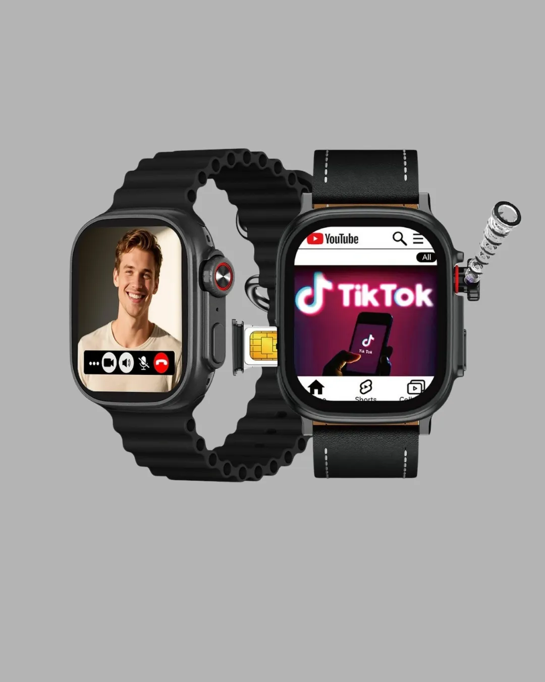 Uyku Takipli GPS’li SIM Kart Destekli Akıllı Saat