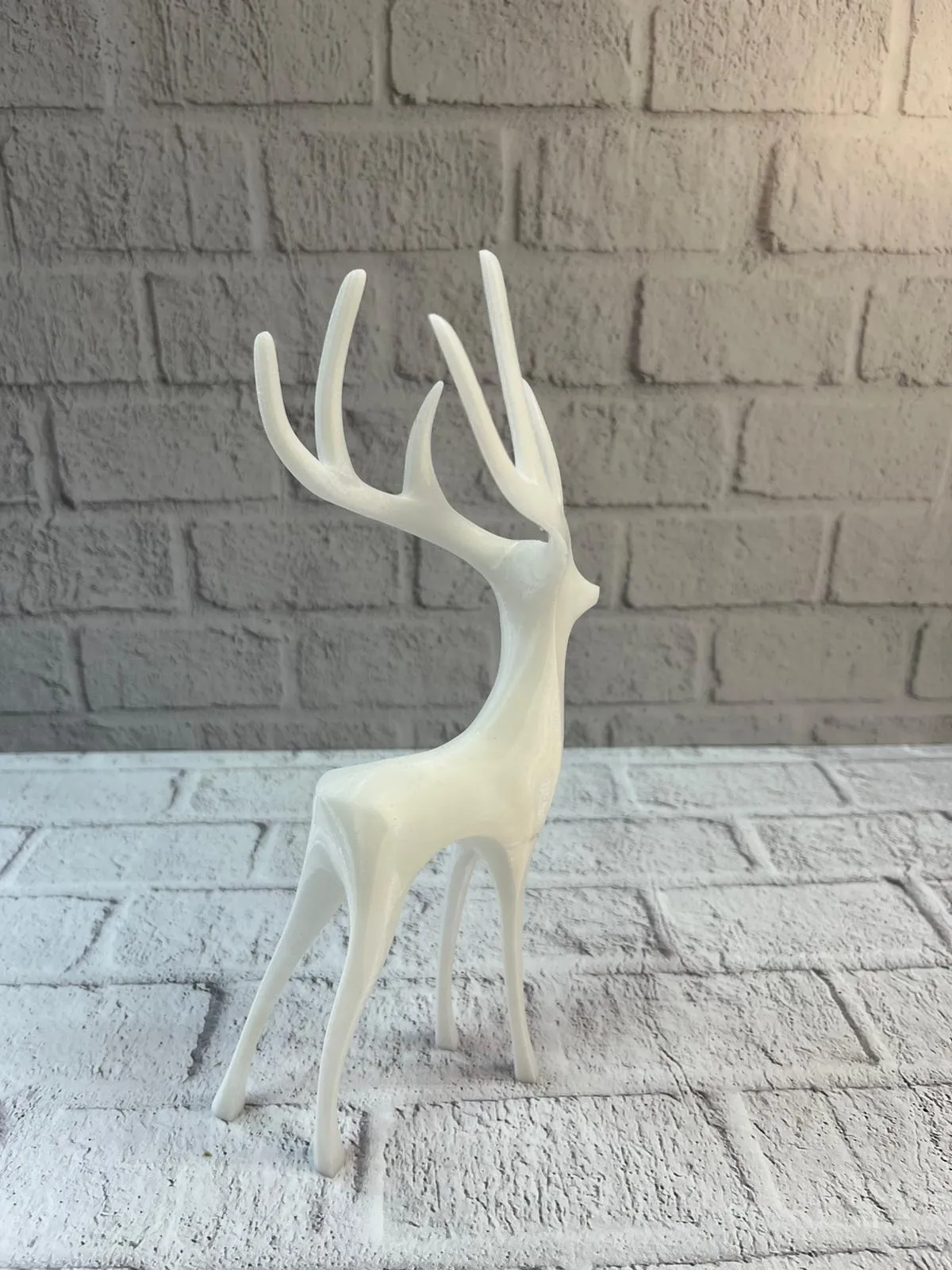 GEYİK FİGÜRÜ BEYAZ