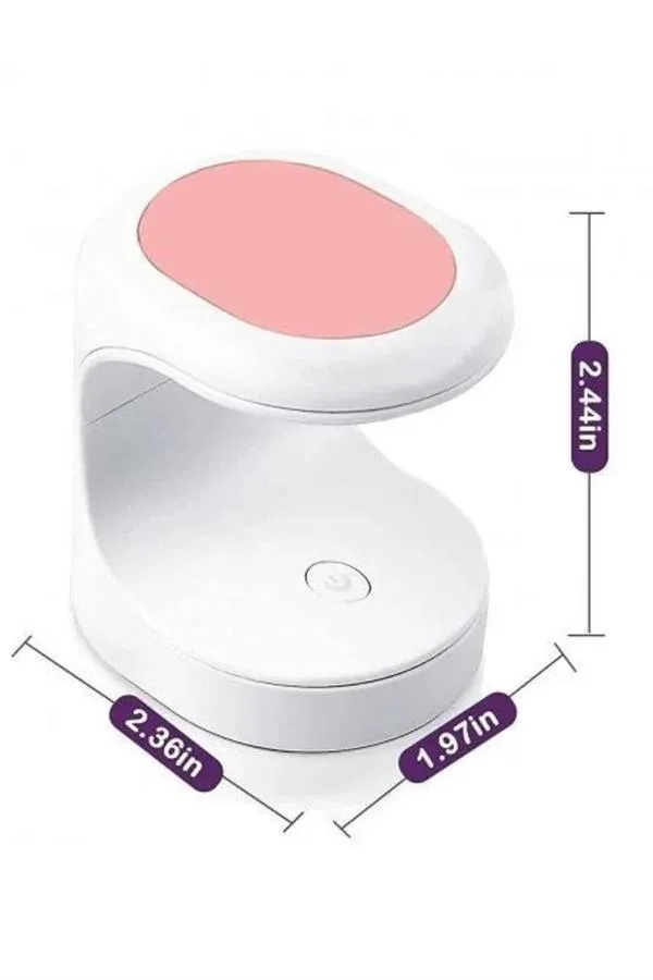 Protez Tırnak Kurutucu Kalıcı Oje Led Oje Kurutucu UV Işınlı Taşınabilir