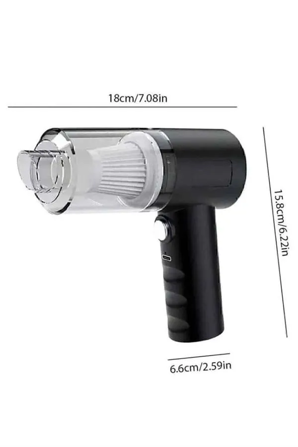 Yeni Nesil Mini Vakumlu Araç Süpürgesi El Süpürgesi Şarjlı