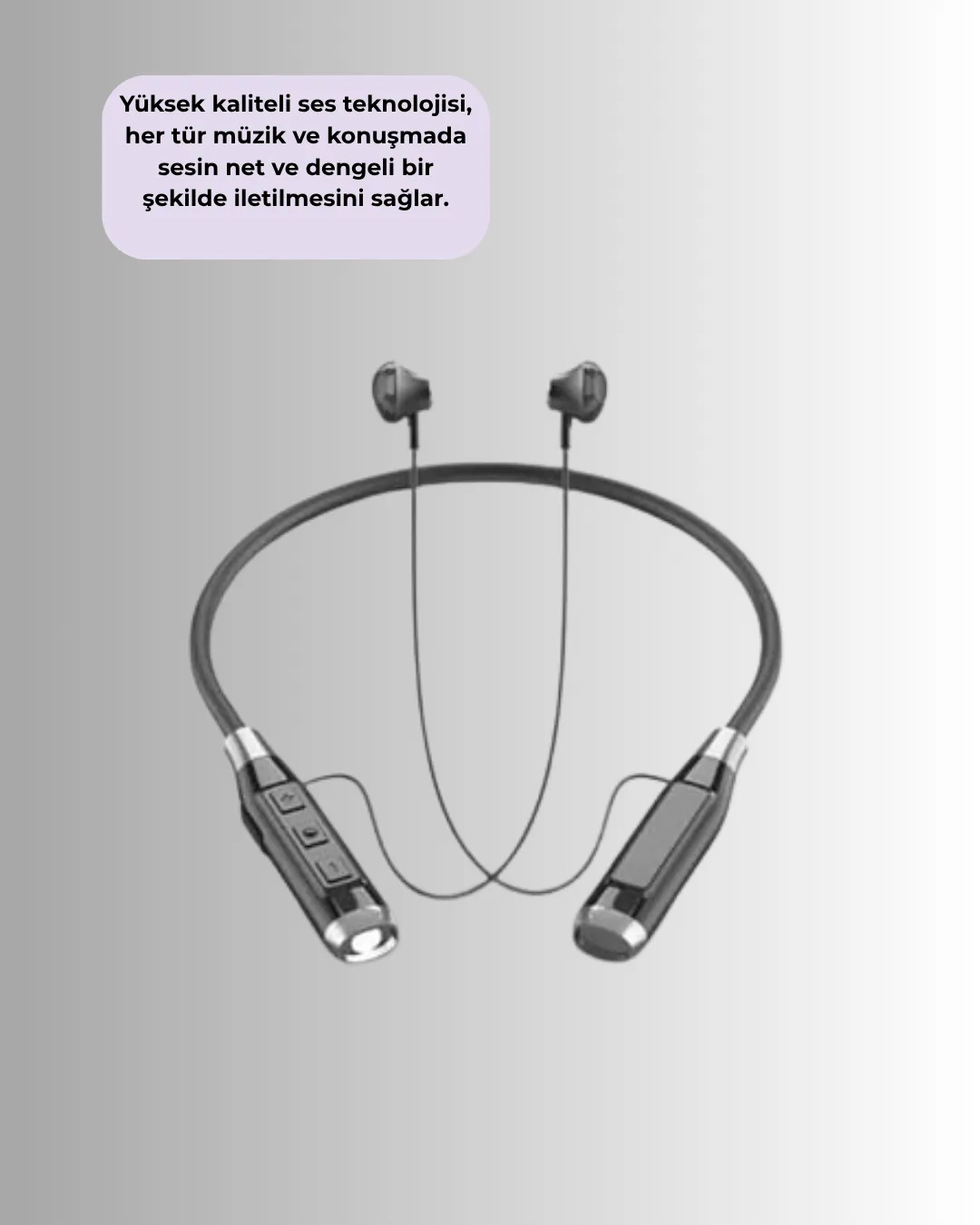 Bluetooth Kablosuz Kulaklık – Gürültü Önleme, Dokunmatik Kontrol, Şarj Kutulu