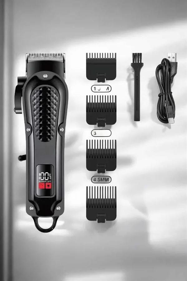 Sıfır Tıraş Makinesi Dijital Göstergeli Paslanmaz Çelik Bıçaklı Taşınabilir