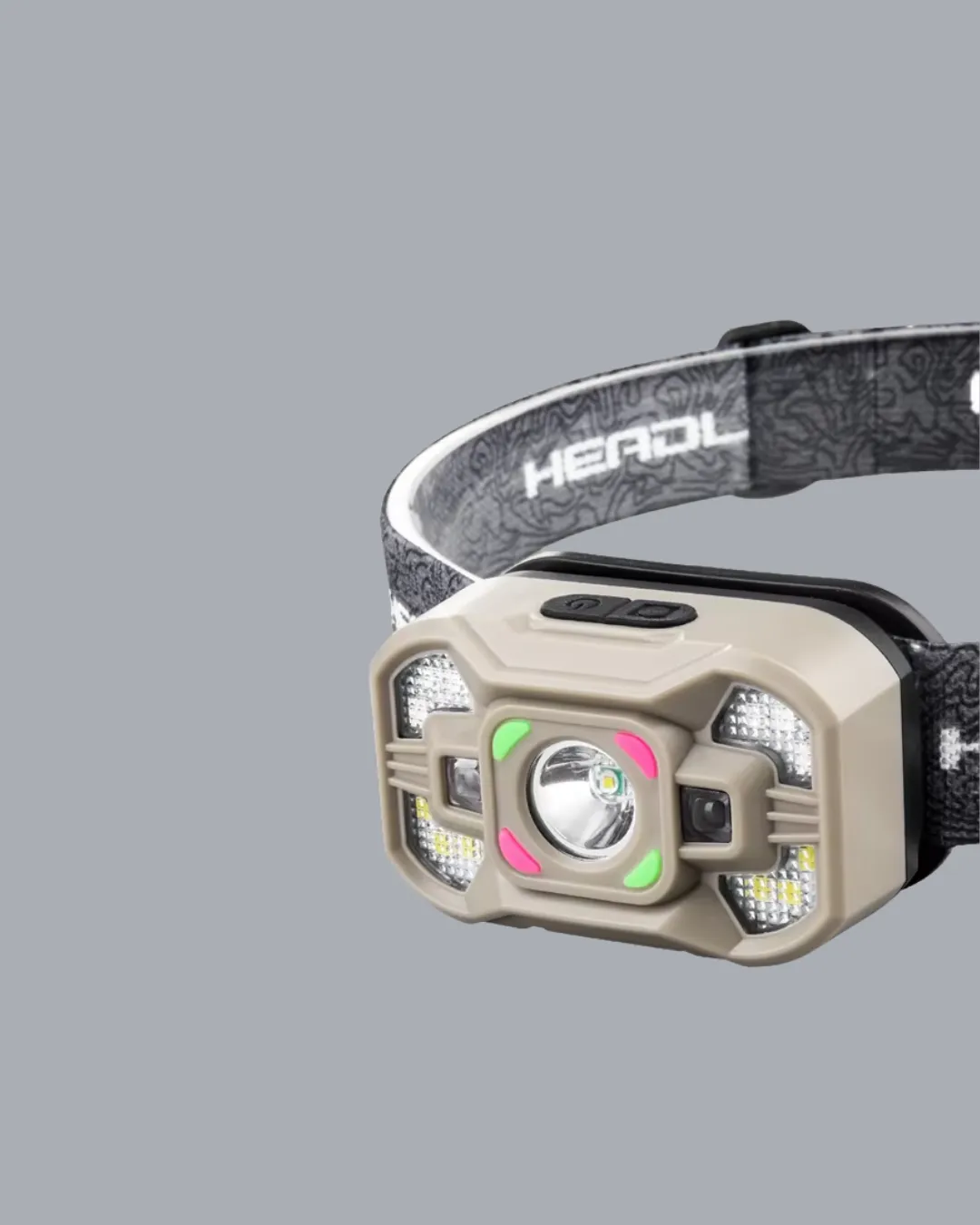 Uzun Menzilli Sensörlü LED Kafa Lambası Kamp ve Yürüyüş