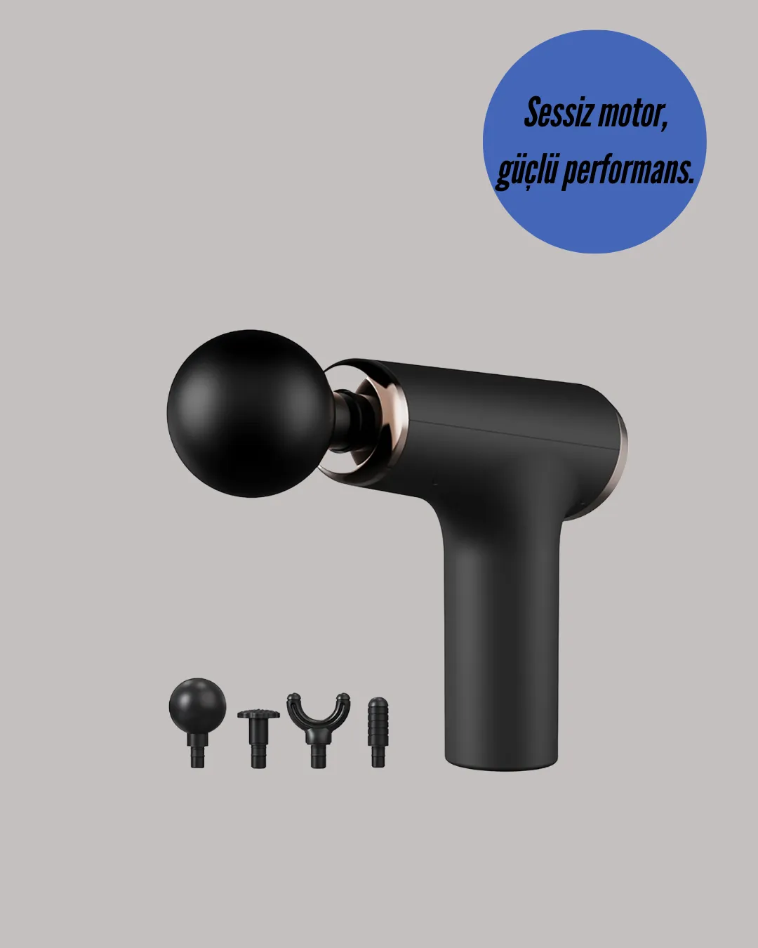 USB Type-C Şarjlı Taşınabilir Masaj Tabancası