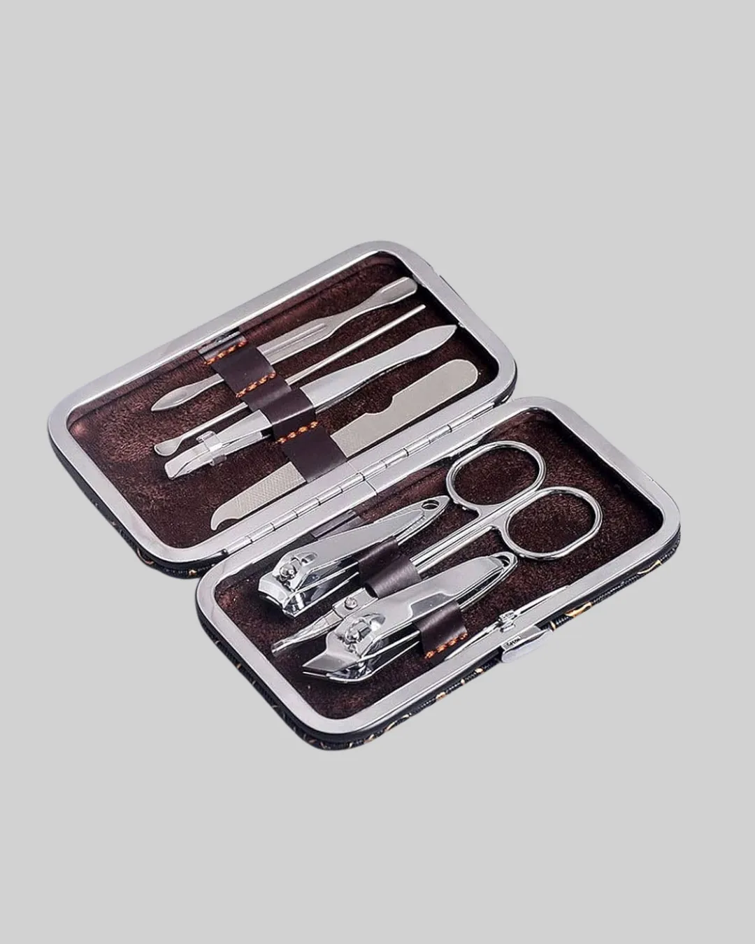 Dayanıklı Çelik Aletlerden Oluşan Kişisel Bakım Seti